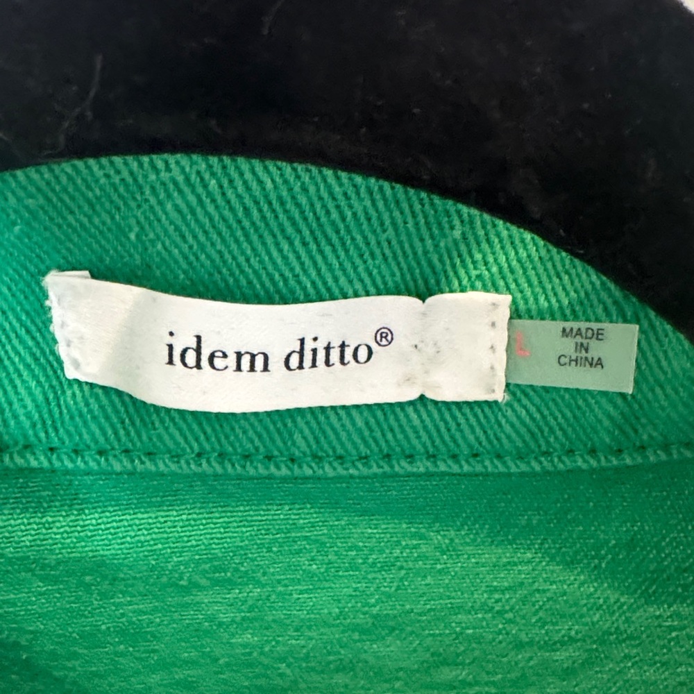 Stylish Green Distressed Women's Romper - Picture 3 of 6